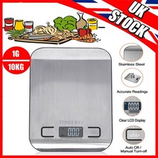 Digital 10kg Kitchen Electronic Scales Balance LCD Postal Food Weight Scale