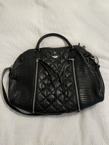 Zadig and voltaire leather bag - voltaire,