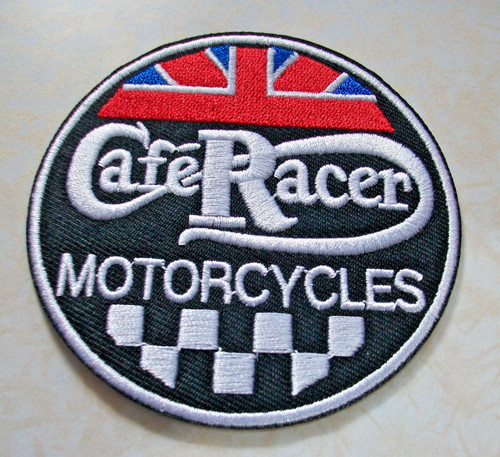 Cafe racer motorcycle - iron, on