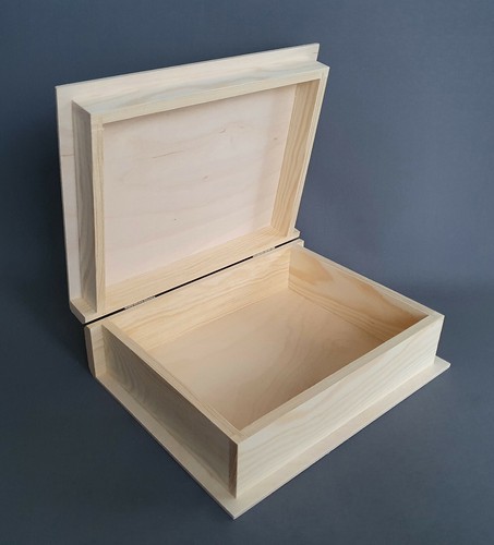 Wooden box shape - box, book