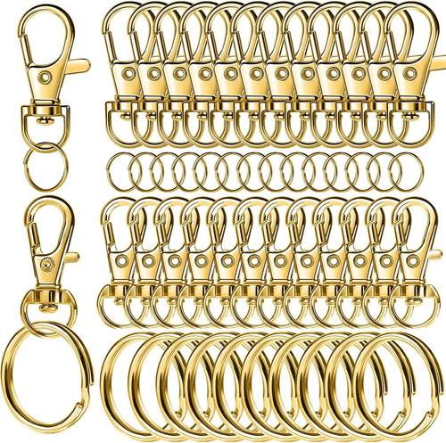 60pcs gold swivel - 60pcs,