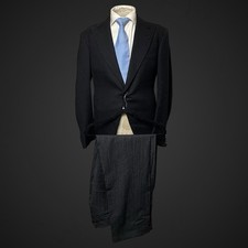 Vintage Tailcoat Suit Morning Suit 38L 34L 1950’s Moss Bros Wool Wedding Ascot 