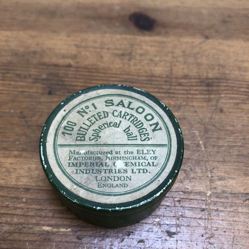 Eley cartridge tin vintage - vintage,