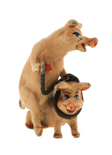 Vienna bronze pig walk 48mm - pig, "walk",