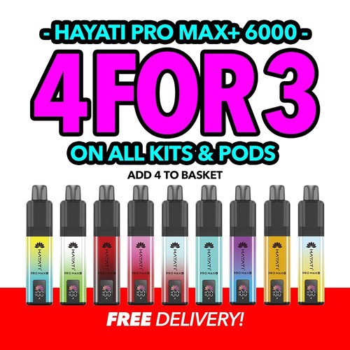 Hayati pro max 6000 puffs - pro,