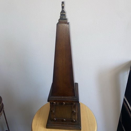 Vtg wooden classic obelisk - vtg,