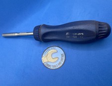 Snap On Ratchet Screwdriver Blue Hard Handle SSDMR4B