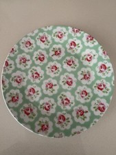 Cath Kidston Green Side Plate Provence Rose Design 18cm