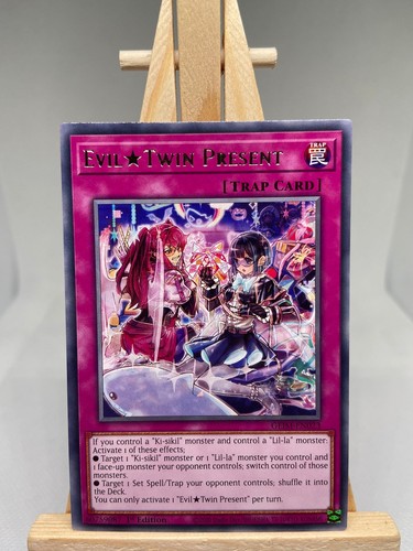 Evil twin present - -, rare