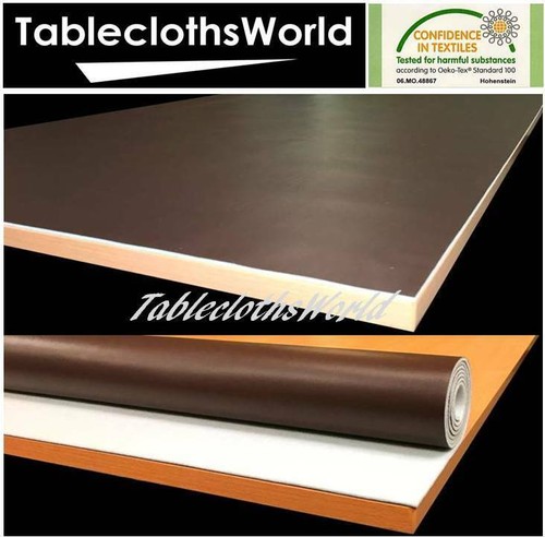 Brown table protector heavy - table,