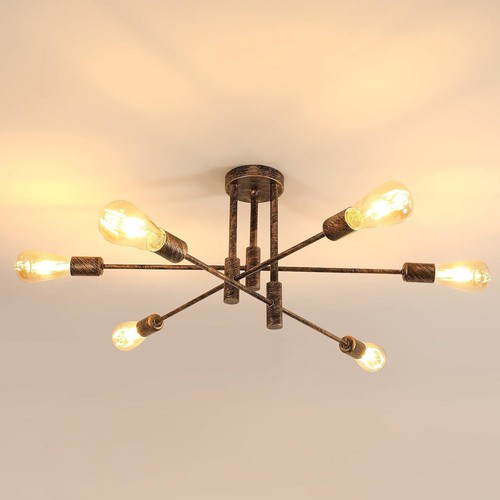 Antique bronze sputnik ceiling - bronze,