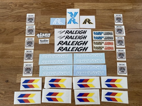 Raleigh burner decals 1980s - decals,