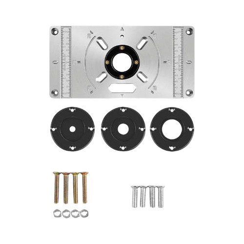 Router table insert plate with - plate,