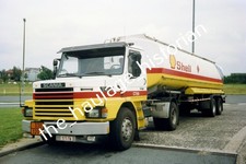 THH Truck Photos - Scania 112h Torpedo - Shell Belgium.