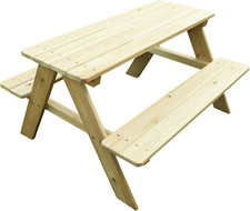 Kids Wooden Picnic Bench -