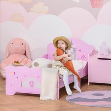 HOMCOM Kids Bed Princess