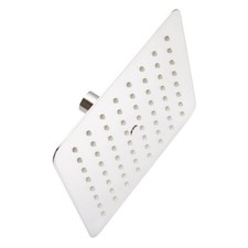 8" Modern Square Rainfall Shower Head with Rounded Corners - 2.5 gpm - Brushed