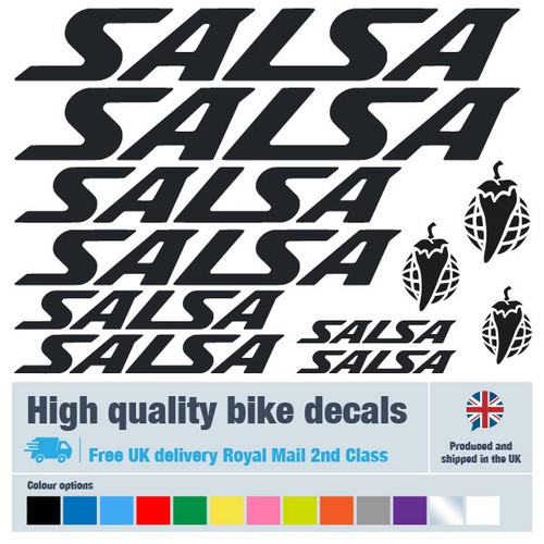 Salsa new bike - decals, labels