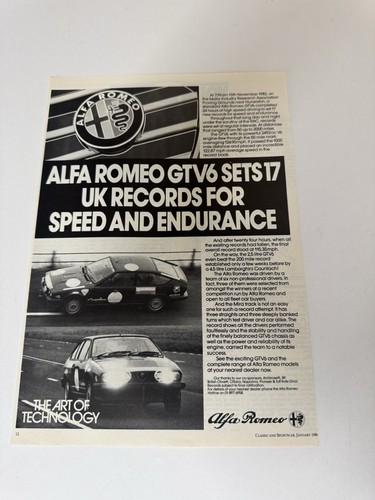 Original 1984 alfa - original, gtv6