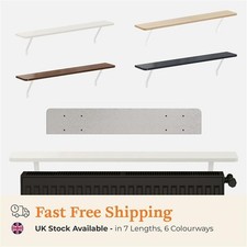 Radiator shelf with - with, foil
