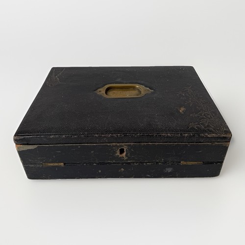 Edwardian writing slope box - edwardian,