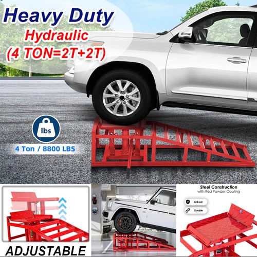 Ton hydraulic car ramps - ramps, 2pc