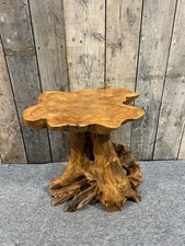 TEAK ROOT OUTDOOR SIDE TABLE