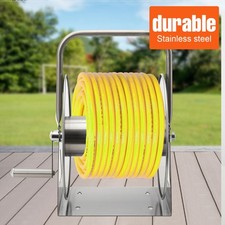 Professional Stainless Steel Brass Outdoor Garden Metal Hose Reel Plastic Pipe