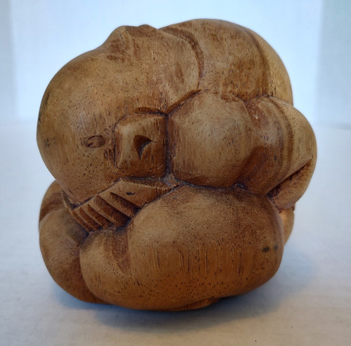 Vintage hand carved wooden - hand,