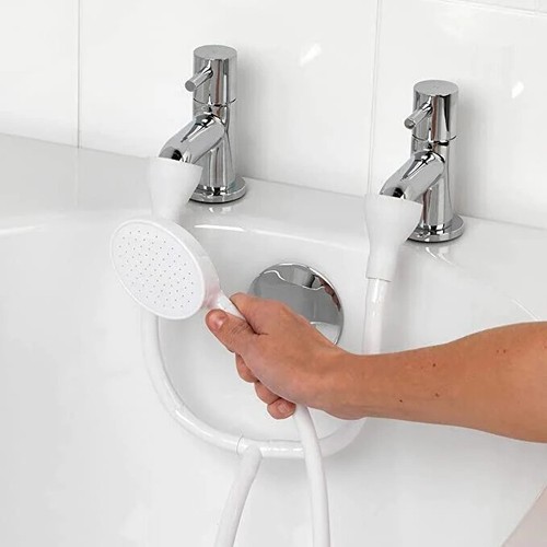 Shower attachment for bath - shower,