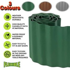 🔥9m Garden LAWN EDGING Wall, BORDER, Fence SEPERATOR, Driveway ROLL PATH Grass