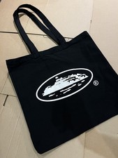 Corteiz Tote Bag Black White