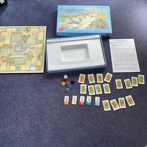 Peter rabbit radish board game - rabbit,