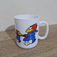 Vintage Arcopal France '98 Pyrex Type World Cup Football Mascot Cup Mug