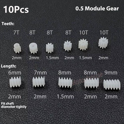 10pcs plastic gear - 10pcs,