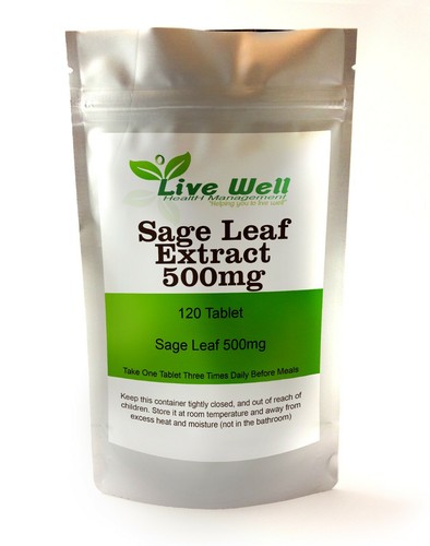 Sage leaf extract 500mg - sage,