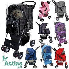 Pet Stroller Dog Cat Puppy Pram Pushchair Travel Cart Jogging Buggy Carrier 