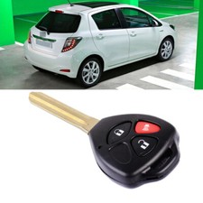 3 Buttons Uncut Remote Key Fob Case Shell Fit For Toyota RAV4 Yaris Scion