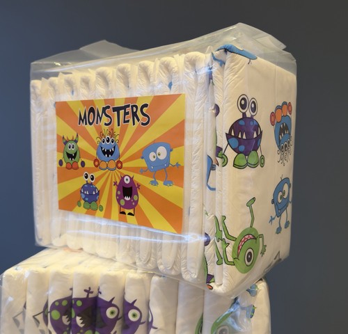Abdl monster diapers adult - monster,
