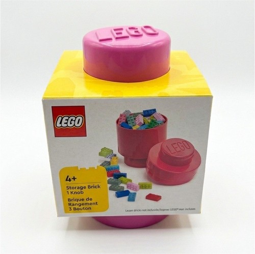Lego pink storage brick knob - pink, 1
