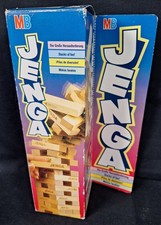 Jenga by MB Games Complete Hardwood Blocks 1993 Board Game Vintage Family Fun 