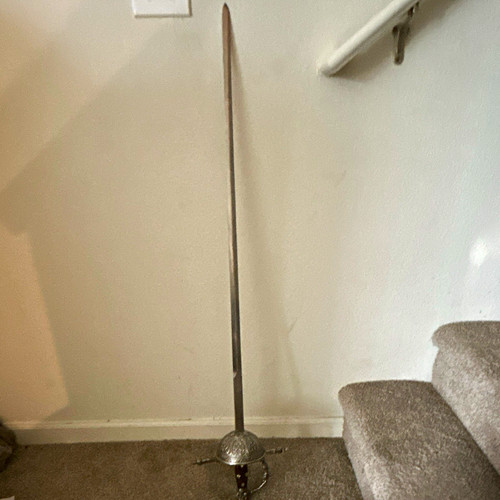 Decorative rapier sword steel - decorative,