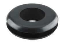 Black PVC Grommet for an