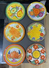 Clarice Cliff Wedgwood Plates -Zest For Colour