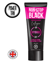 Power Tan Non-Stop Black Collagen Hybrid UV Sunbed Tanning Accelerator 250ml