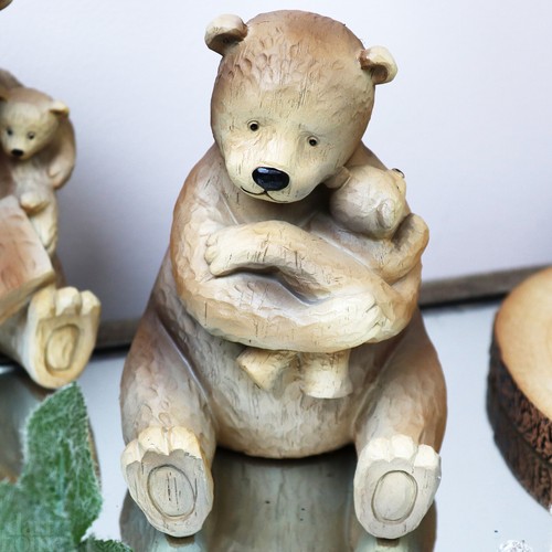 Bear and baby ornament - and,