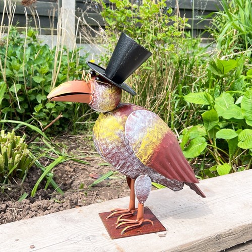 Large metal bird garden - large,