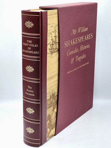 First folio shakespeare - folio,