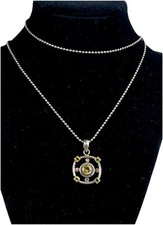 Sterling Silver Citrine Open