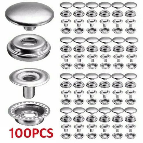 Stainless steel fastener snap - steel,